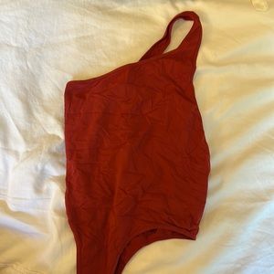 Free People one shoulder body suit